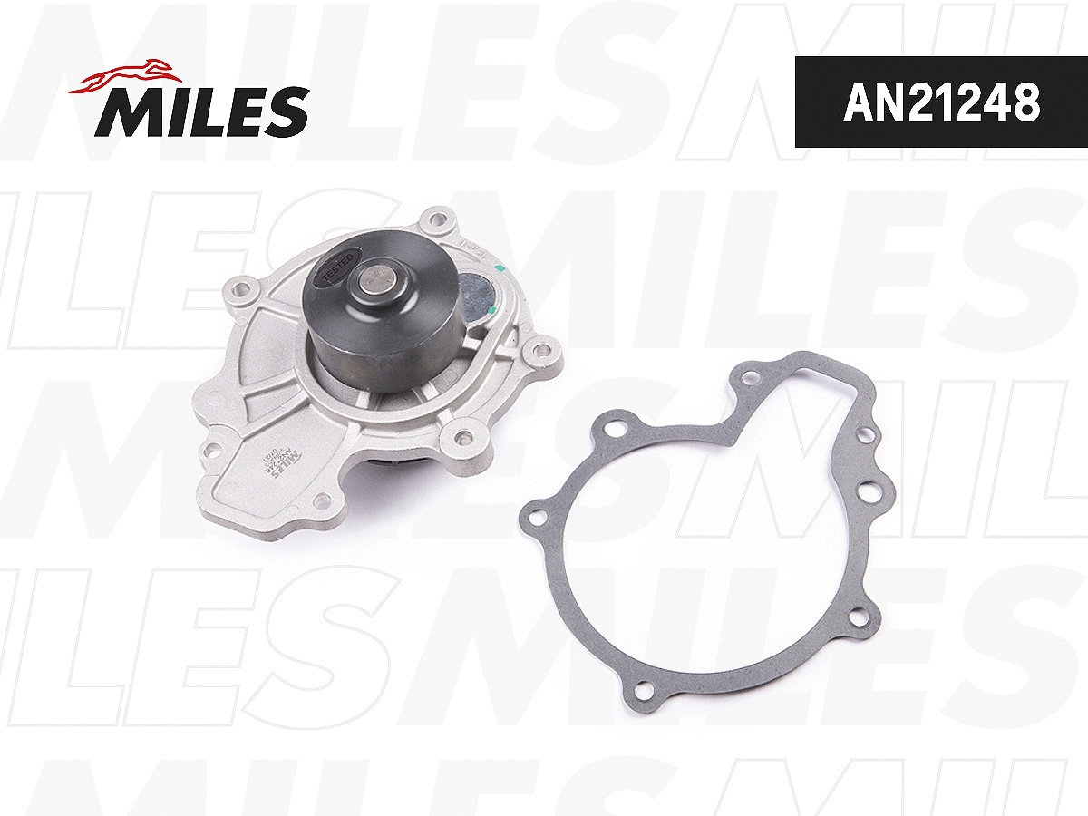 Pompe à eau, refroidissement du moteur MILES AN21248