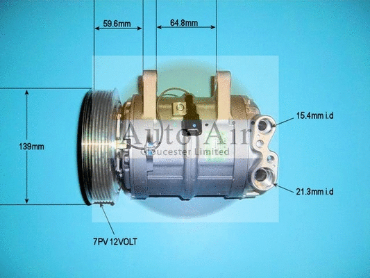 Compresseur, climatisation AUTO AIR GLOUCESTER 14-9654