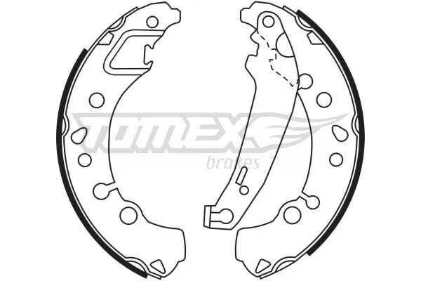 Jeu de mâchoires de frein TOMEX Brakes TX 23-45