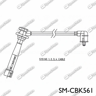 Kit de câbles d'allumage SpeedMate SM-CBK561