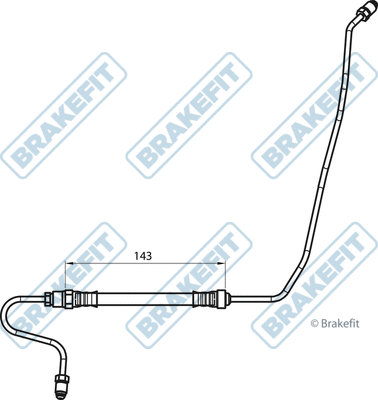 Flexible de frein APEC BHO4337