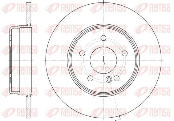 Disque de frein REMSA 6801.00