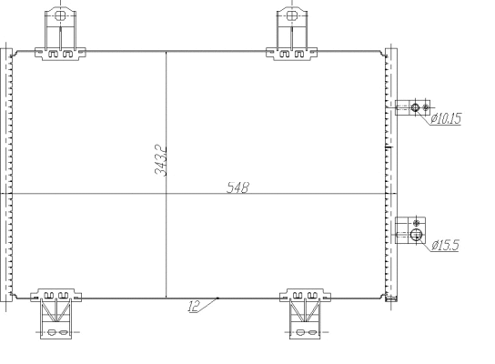 Condenseur, climatisation NRF 350480