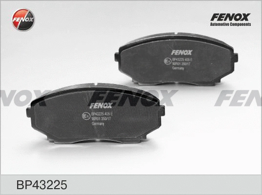 Kit de plaquettes de frein, frein à disque FENOX BP43225