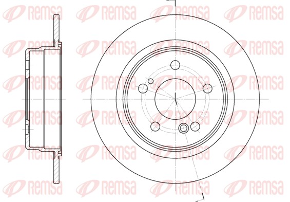 Disque de frein REMSA 6271.00