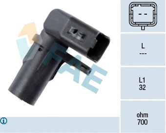 Capteur d'angle, vilebrequin FAE 79254