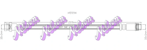 Flexible de frein KAWE H5594