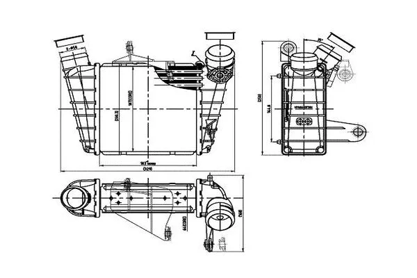 Refroidisseur d'air de suralimentation ORDONEZ 2066539