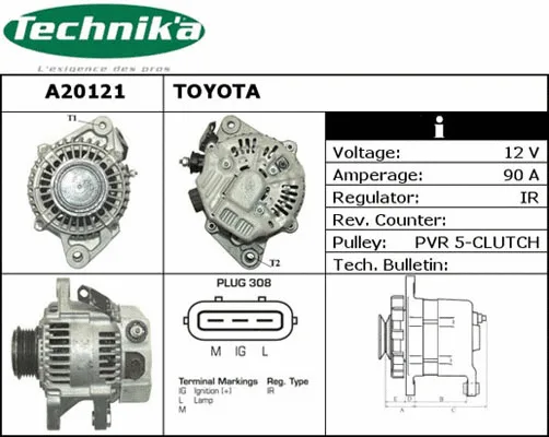 Alternateur Technika A20121