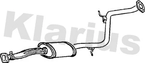 Silencieux central KLARIUS 250165