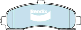 Kit de plaquettes de frein, frein à disque BENDIX-SEA DB1307 GCT