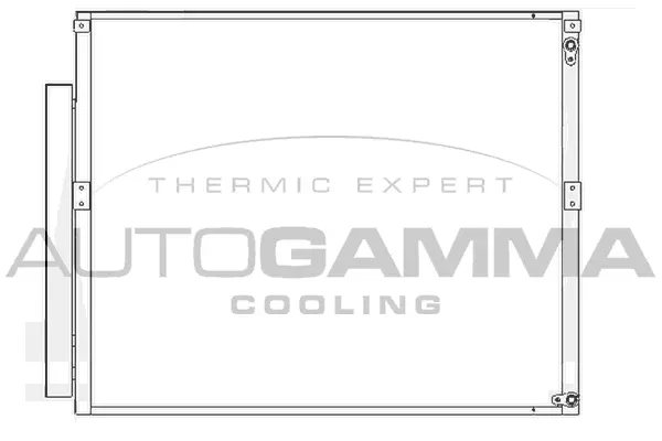 Condenseur, climatisation AUTOGAMMA 105154