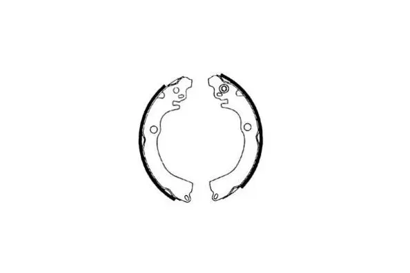Jeu de mâchoires de frein E.T.F. 09-0481