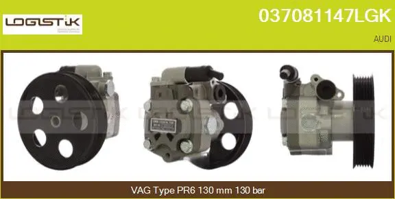 Pompe hydraulique, direction LGK 037081147LGK