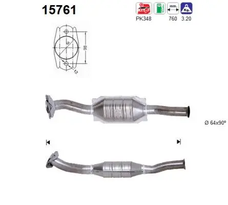 Catalyseur AS 15761