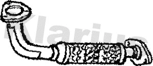 Tuyau d'échappement KLARIUS 301078