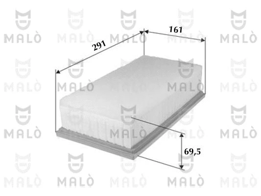 Filtre à air AKRON-MALÒ 1500567