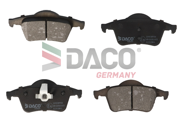 Kit de plaquettes de frein, frein à disque DACO Germany 324110