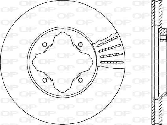 Disque de frein OPEN PARTS BDA1222.20