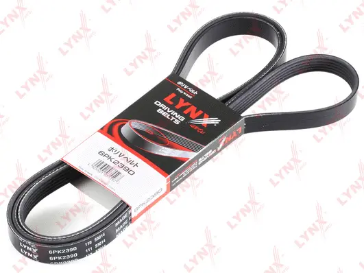 Courroie trapézoïdale à nervures LYNXAUTO 6PK2390