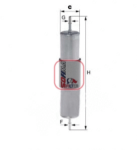 Filtre à carburant SOFIMA S 1768 B