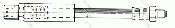 Flexible de frein GIRLING 9003149