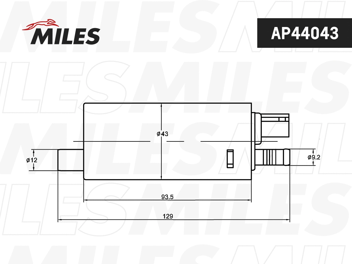 Pompe à carburant MILES AP44043