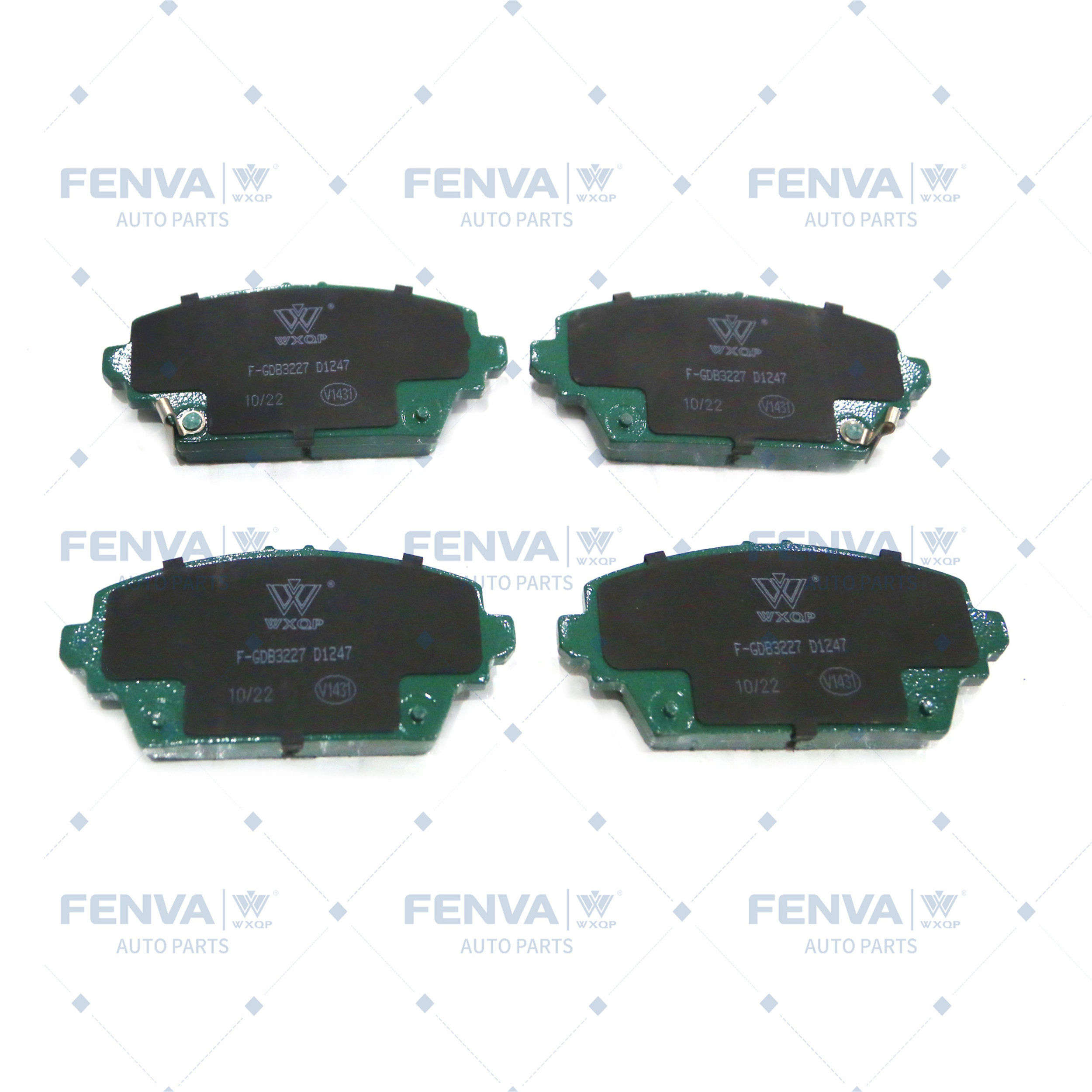 Kit de plaquettes de frein, frein à disque WXQP 40825
