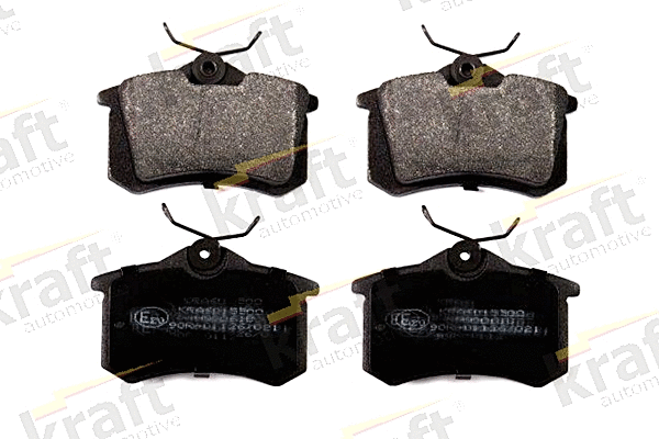 Kit de plaquettes de frein, frein à disque KRAFT AUTOMOTIVE 6015500