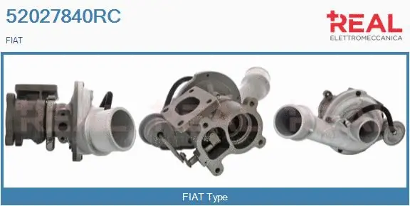 Turbocompresseur, suralimentation REAL 52027840RC