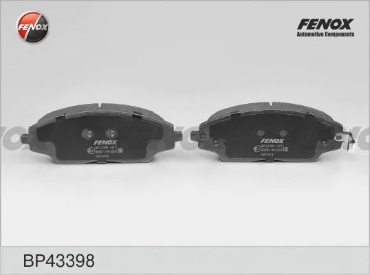 Kit de plaquettes de frein, frein à disque FENOX BP43398