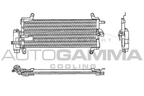 Condenseur, climatisation AUTOGAMMA 102639