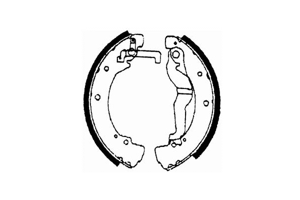 Jeu de mâchoires de frein SCT - MANNOL SS 513