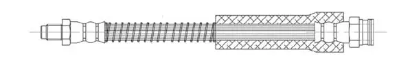 Flexible de frein Technika 23225