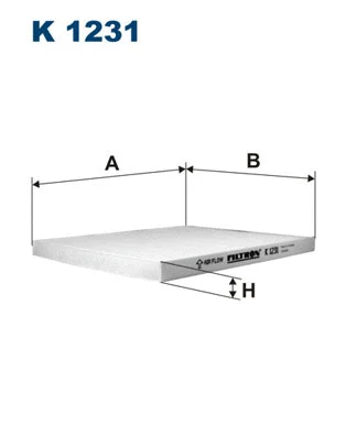 Filtre, air de l'habitacle FILTRON K 1231