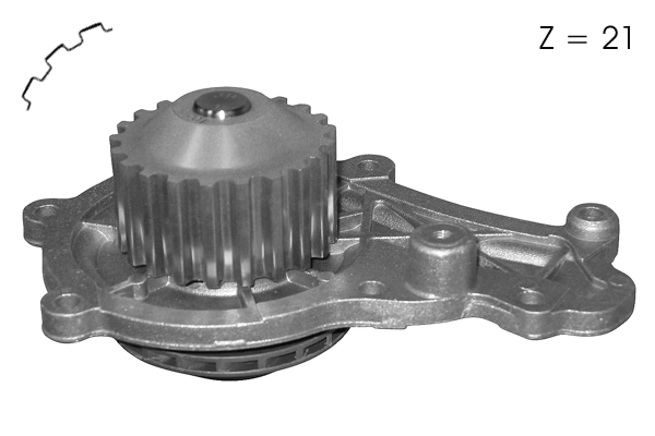Pompe à eau, refroidissement du moteur TECDRIVE TPAE0005