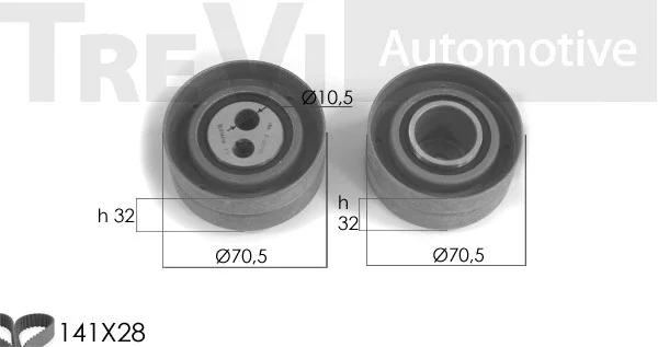 Kit de courroie crantée TREVI AUTOMOTIVE KD1052