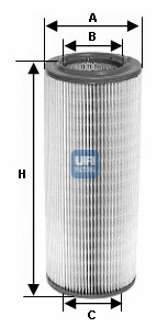 Filtre à air UFI 27.736.00