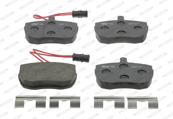 Kit de plaquettes de frein, frein à disque FERODO FVR543