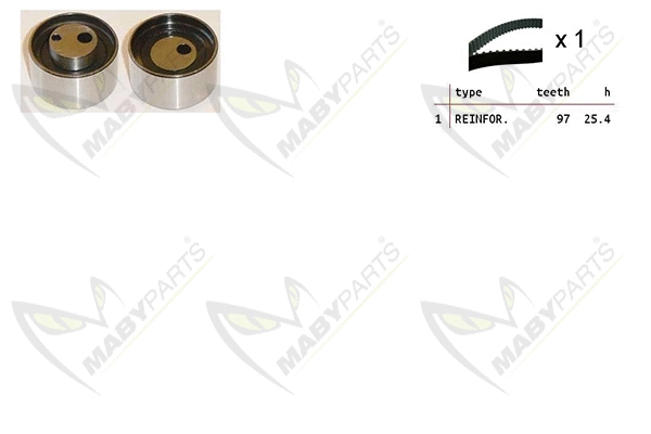 Kit de courroie crantée MABYPARTS OBK010167