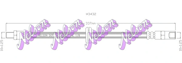 Flexible de frein KAWE H3432