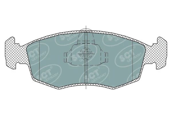 Kit de plaquettes de frein, frein à disque SCT - MANNOL SP 315 PR