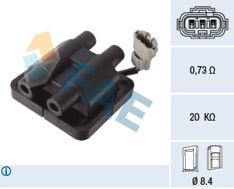Bobine d'allumage FAE 80440