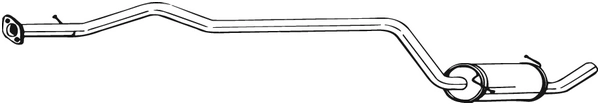 Silencieux central KLOKKERHOLM 286-263