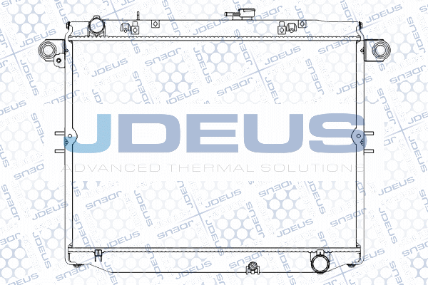 Radiateur, refroidissement du moteur JDEUS M-0280310