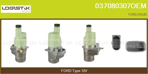 Pompe hydraulique, direction LGK 037080307OEM