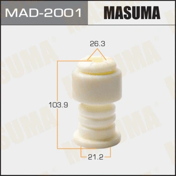Butée élastique, suspension MASUMA MAD-2001