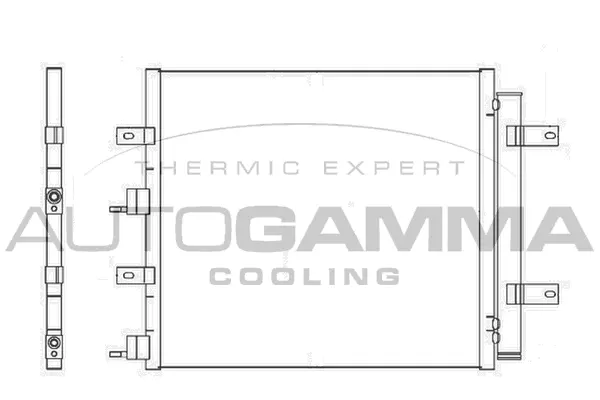 Condenseur, climatisation AUTOGAMMA 105351