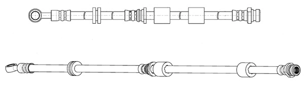 Flexible de frein CEF 512782