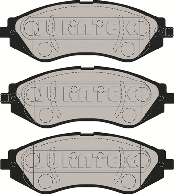 Kit de plaquettes de frein, frein à disque JURATEK JCP8200